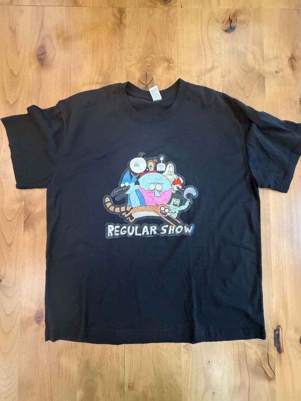 Cartoon Network Regular Show Surrounding Benson Graphic T-Shirt Size XL